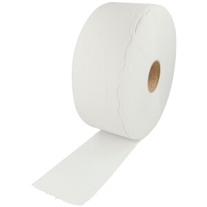 Air Wolf Toilettenpapier, 2-lagig 6 x Großrolle a 380 m, Ø 260mm, hochweiß