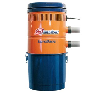 Sanclean Euro Basic central cleaner 100-120m², up to 5 con., 1.25kW, cyclone