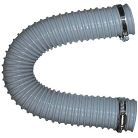 Flexible hose for connection of skirting-board inlets to...