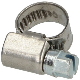 Worm hose clip 9 mm, W 4 width 8-12 mm