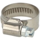 Worm hose clip 12 mm, W 4 width 16-27 mm
