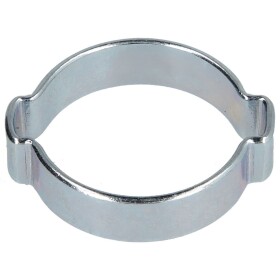 2-ear clamps, zinc-coated steel, W 1 width 11-13 mm