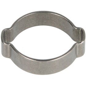 2-ear clamps, stainless steel, W4 width 9-11 mm