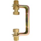 Wasserz&auml;hlerb&uuml;gel - senkrecht, verzinkt Qn 2,5 m&sup3;/h-3/4&quot; x 3/4&quot; MS-Verschraubung