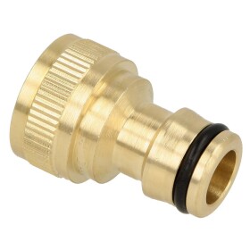 Tap adapter 1/2&quot; IT with plug-in coupling, brass
