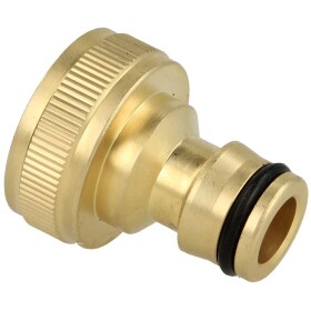 Tap adapter 3/4&quot; IT with plug-in coupling, brass