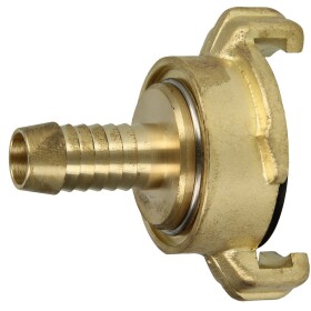 Brass quick coupling for hoses 3/4&quot;, 360&deg; rotatable