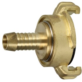 Brass quick coupling for hoses 1&quot;, 360&deg; rotatable