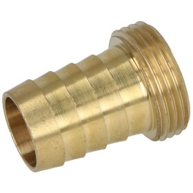 Brass hose tail flat-sealing male thread 1-piece...