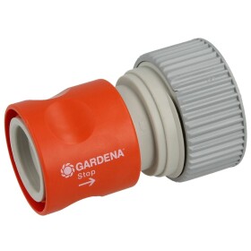 Gardena Profi System hose connector with water stop 281420