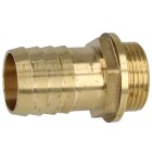 Brass hose nozzle 3/4&quot; ET x 1&quot; nozzle