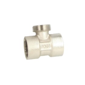 Alre-IT T-piece, 3/4", nickel-plated brass Suitable...