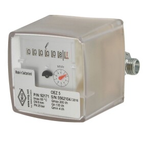 Oil meter for DRS05 pressure control system