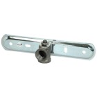 Gas meter plate f. single-pipe gas meter plate galvanised