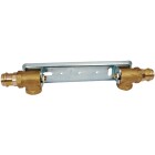 Gas meter plate for double-pipe gas meter, 1&quot; x 28 mm Viega &quot;profipress G&quot;