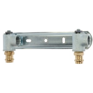 Gas meter plate for double-pipe gas meter, 1" x 28 mm Viega "profipress G"