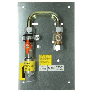 GOK main shut-off valve PS 16 bar CF 18 x CF 18 in cabinet