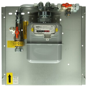 GOK main shut-off valve with gas meter 0.1 bar for indoor plants