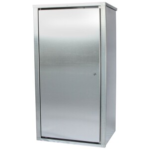Cylinder cabinet with rear wall for 2 LPG cylinders 33 kg each
