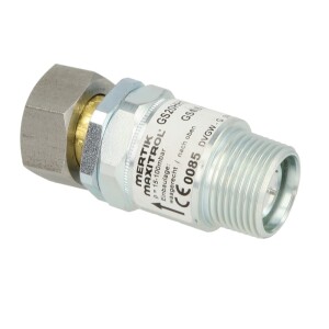 GOK Contrôleur du débit de gaz FM R 3/4" x écrou 3/4", 1,6 m³/h