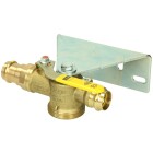 Profipress G gas meter ball valve 1&quot;, press sleeve 22 mm,with GS, 6.0 m&sup3;