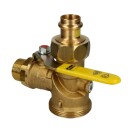 Viega Profipress G gas meter ball valve 22 mm, 1&quot;, with GS, 4.0 m&sup3;