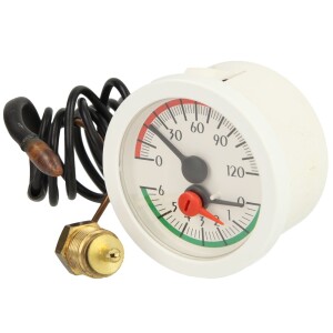 Ferro Thermomanometer with remote line white 3980240